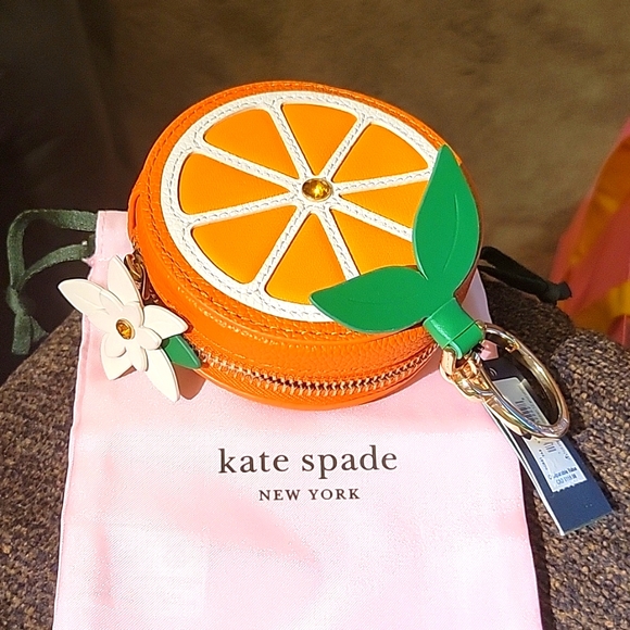 kate spade Handbags - Kate Spade Orange Bag charm